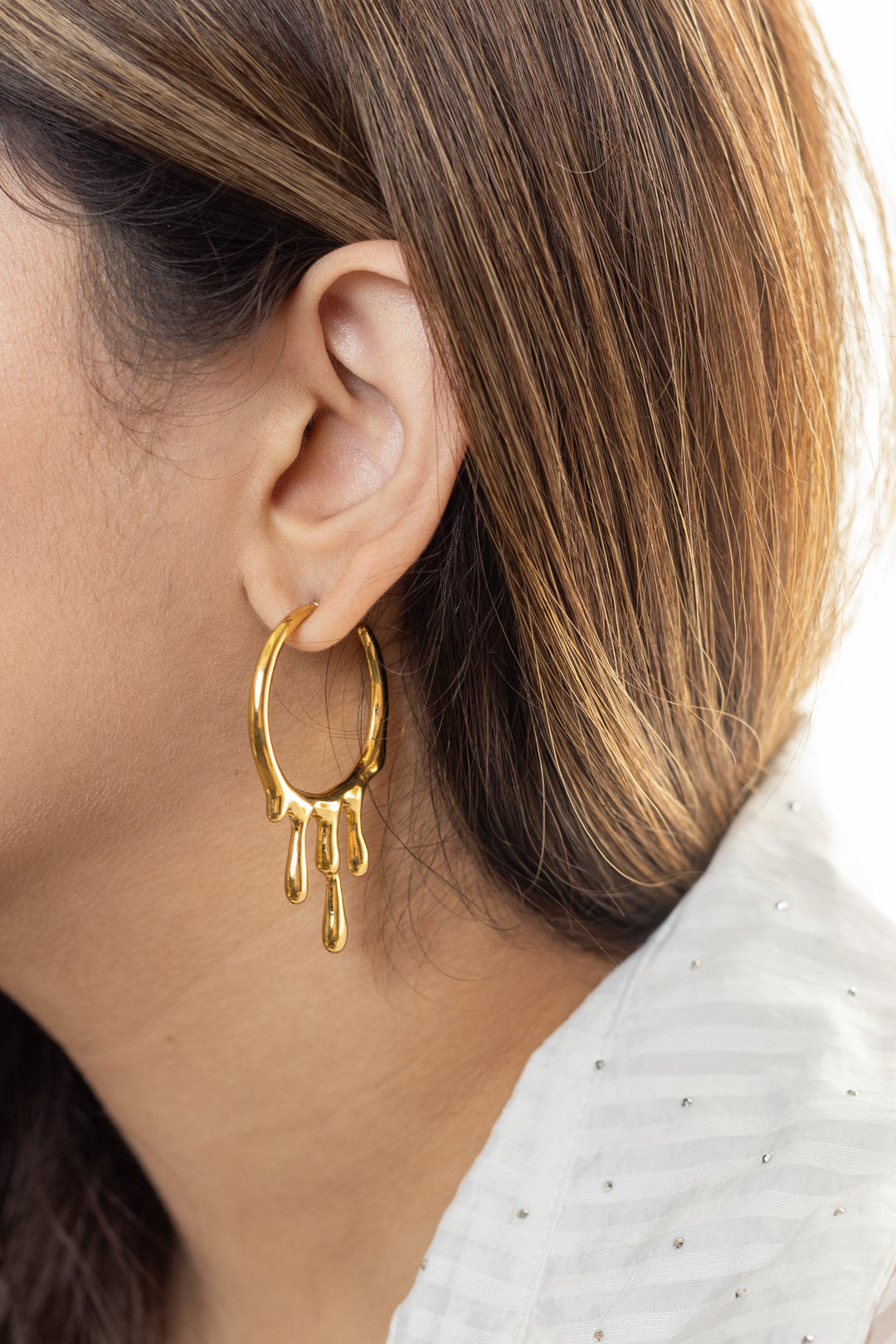 Liquid Gold Hoops